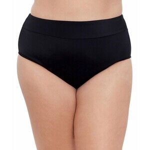Bal Harbour Swim Women's Plus Size Tummy Control Black Swim Bottoms Size 3X New
